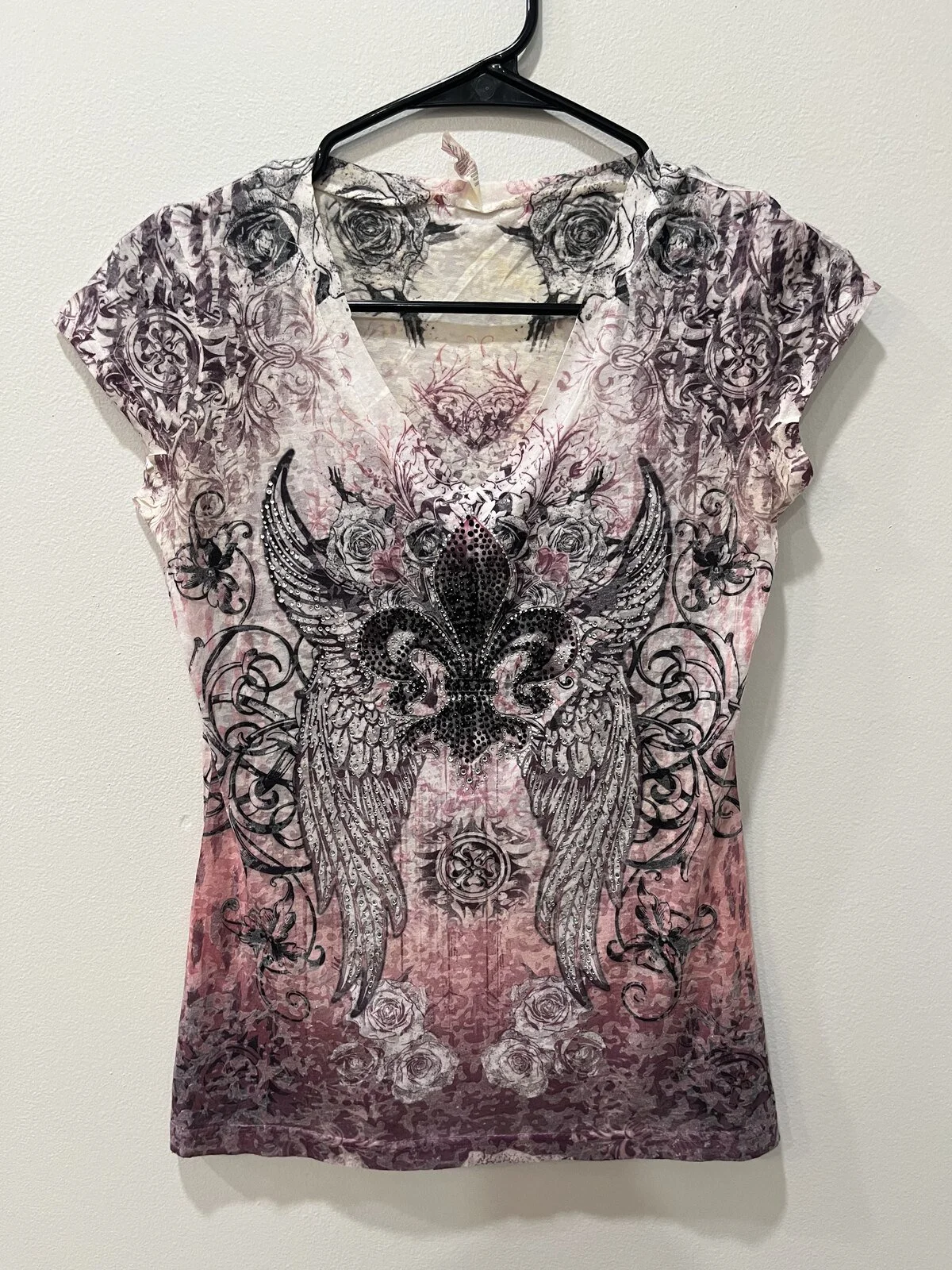 Printed top front
