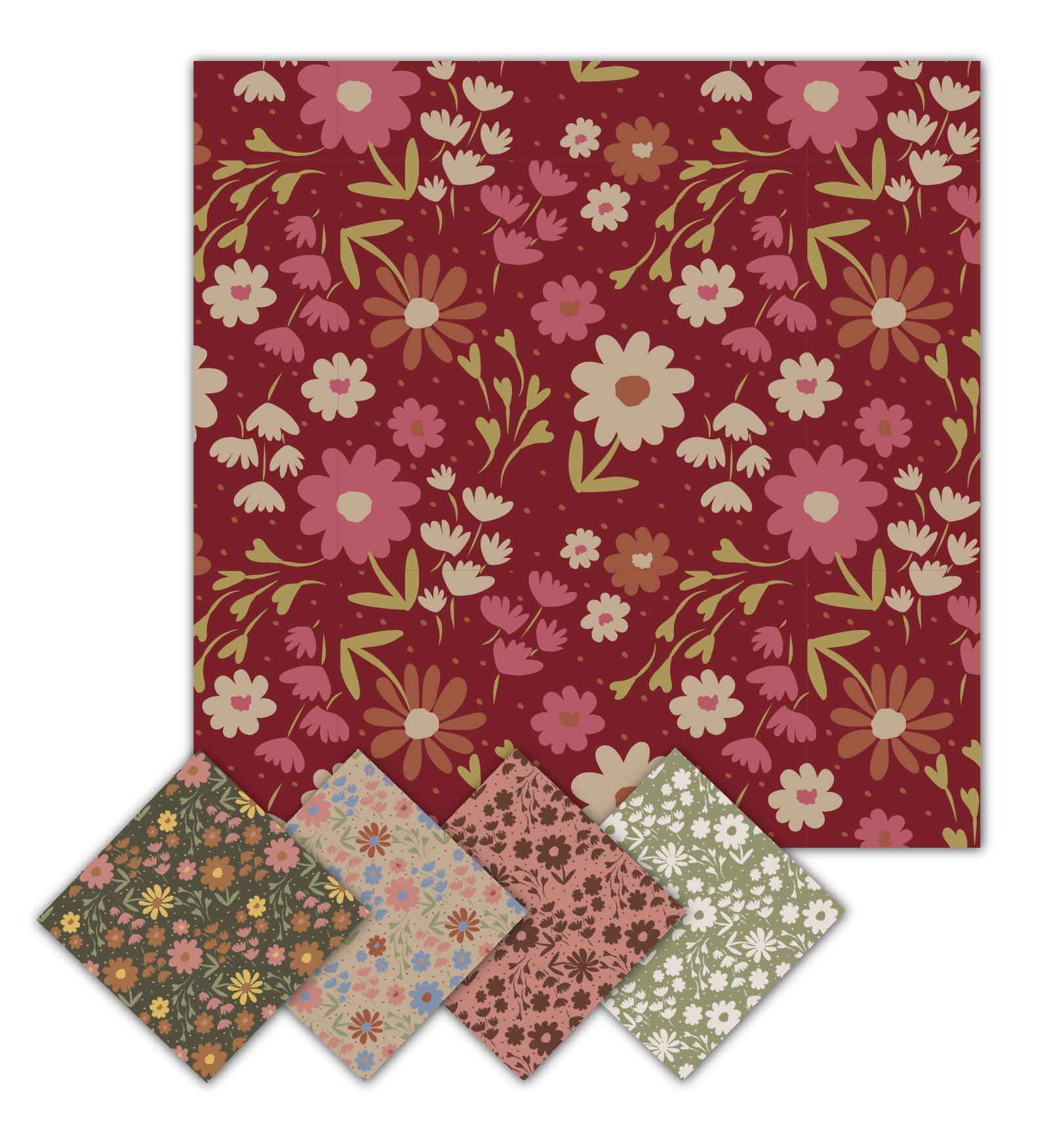 Ditsy floral print