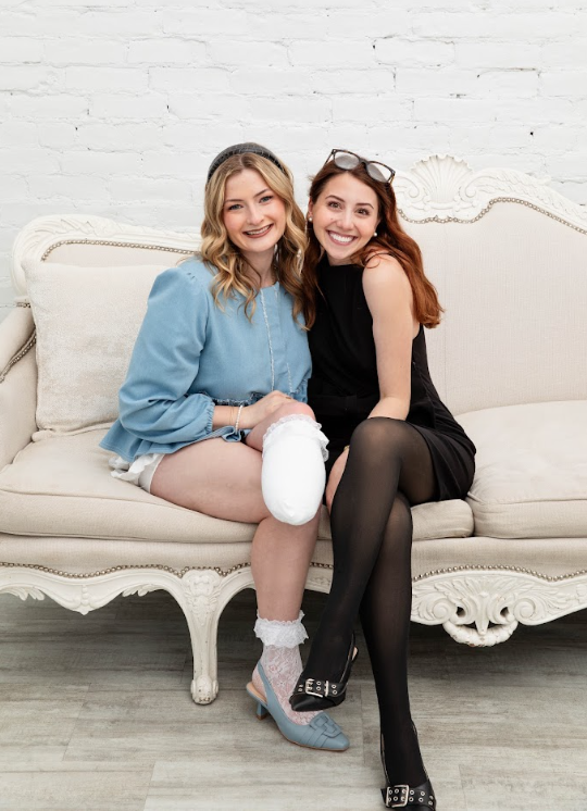 Emma, the founder of Love, Emma, pictured on the right.