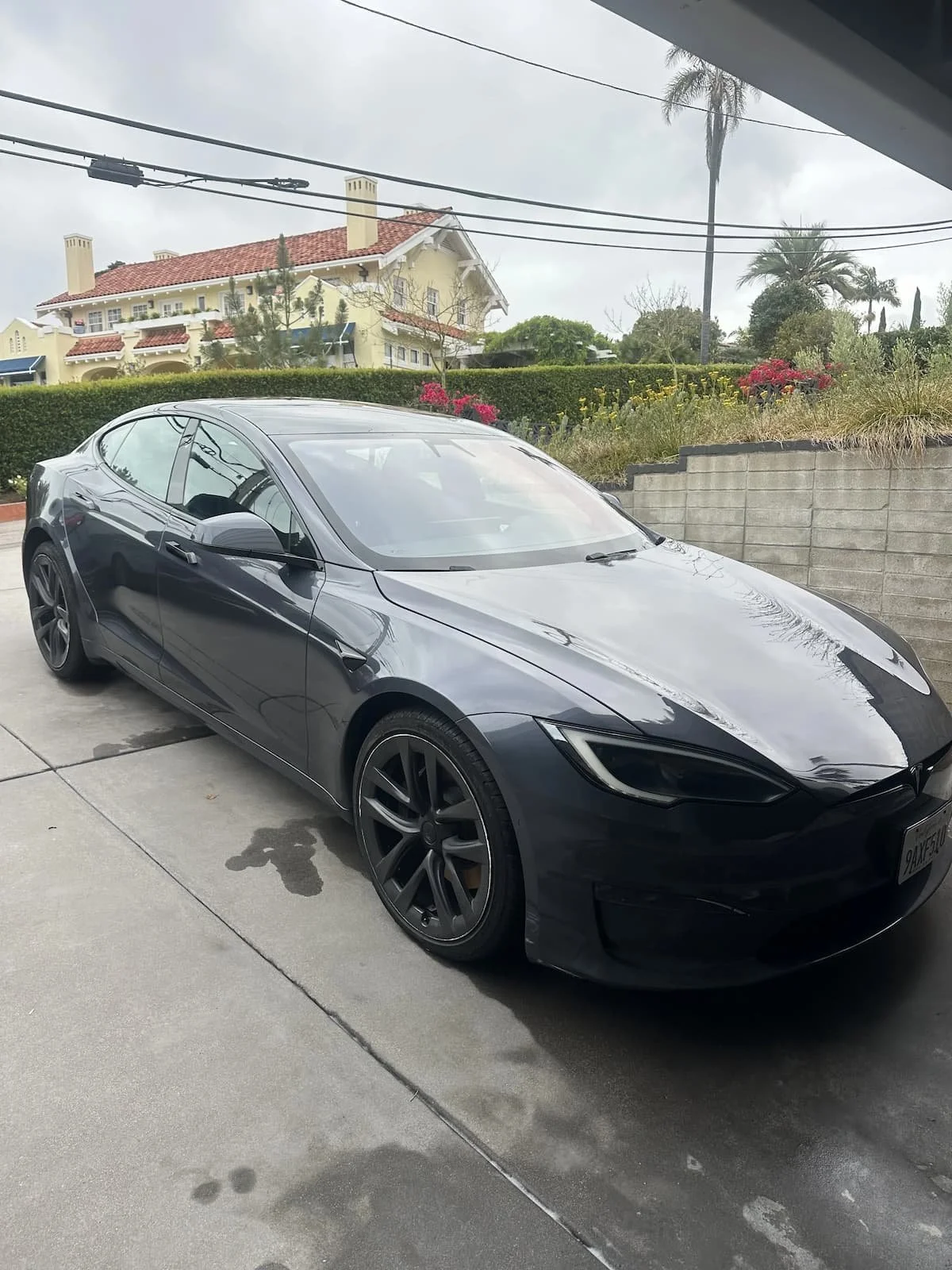 Finished ceramic coated car exterior after detailing