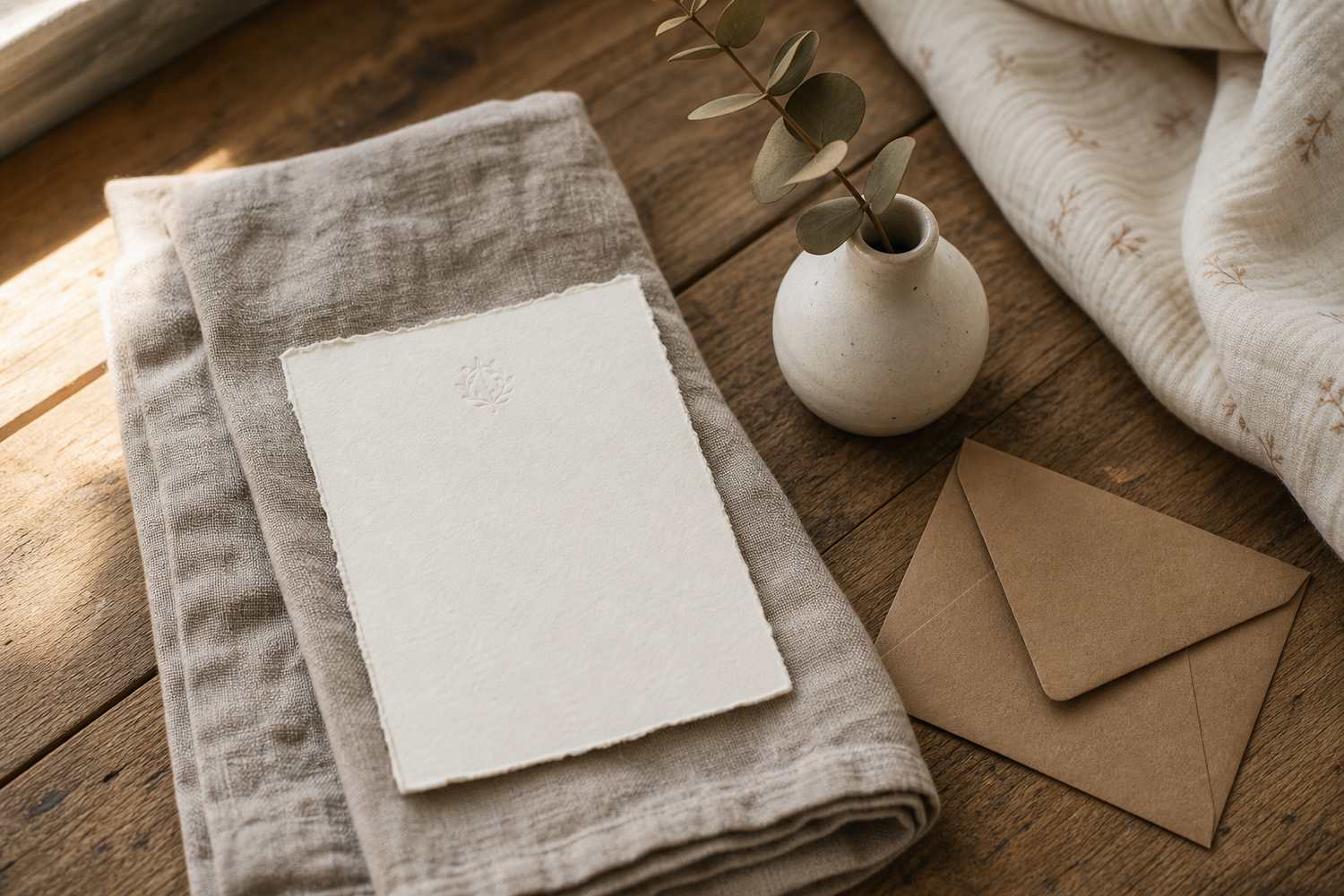 A folded printable gift card from Agape Care Doulas, ready to slip into an envelope.