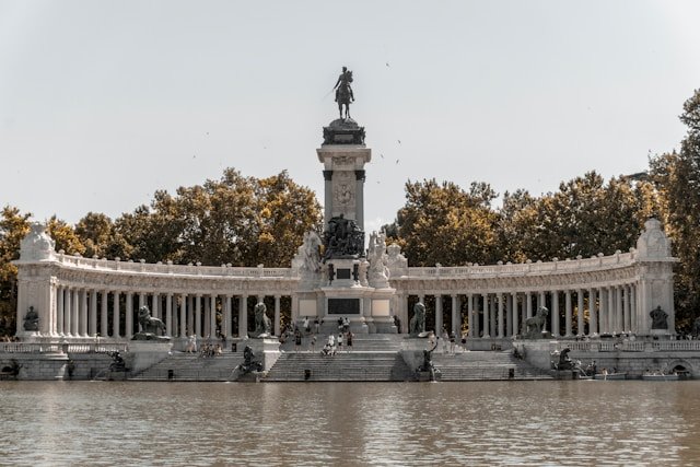 Retiro Park Madrid Spain
