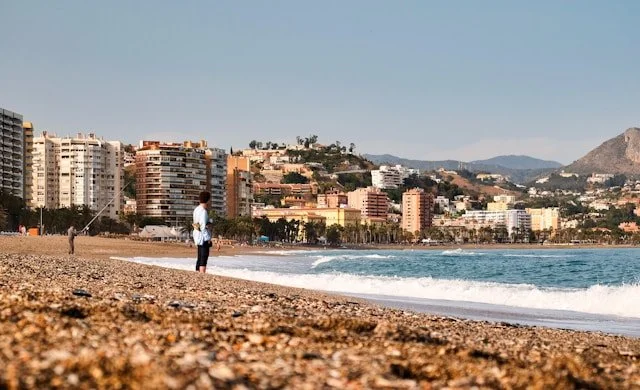 La Malagueta Beach Malaga Spain
