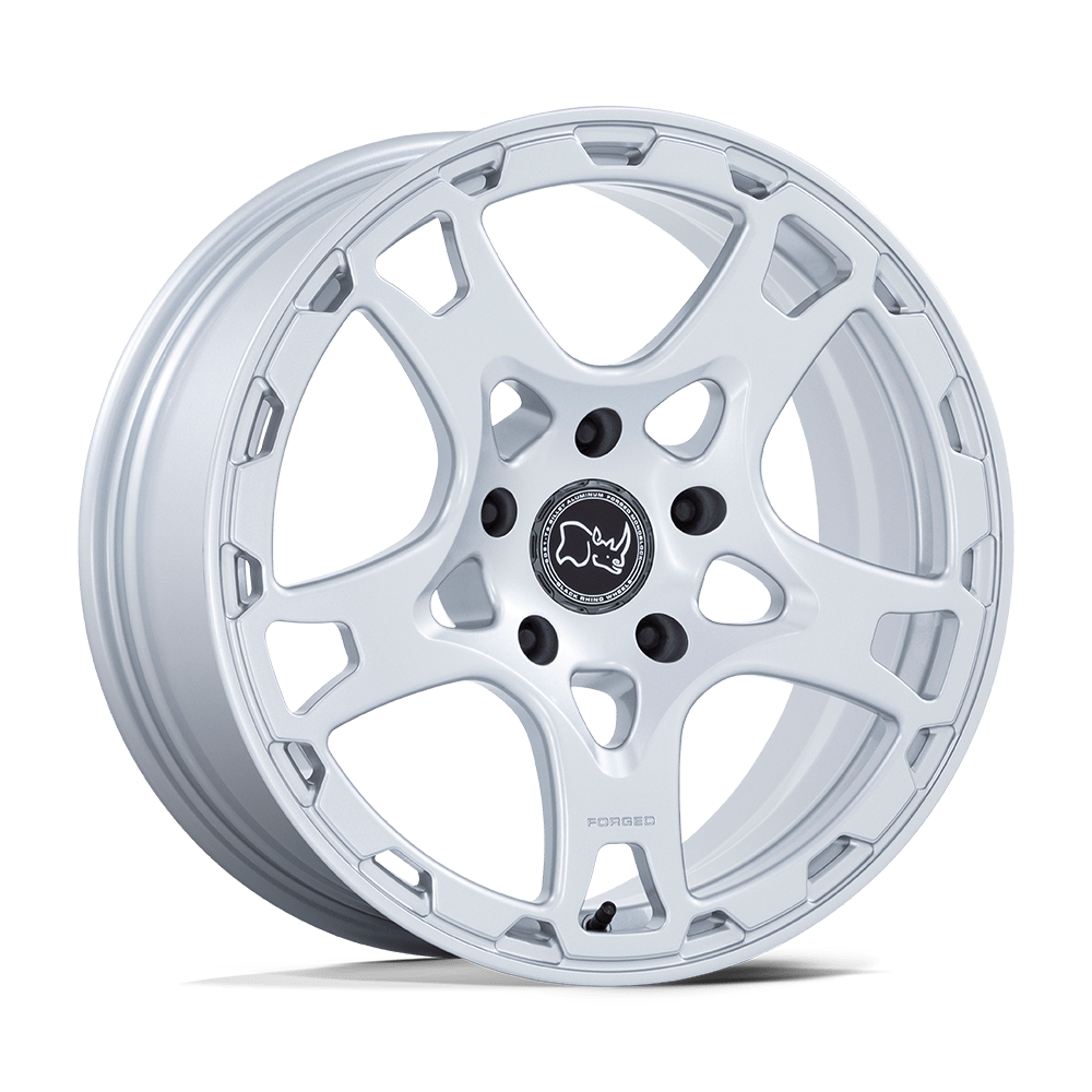 White Black Rhino forged custom wheel with a clean split-spoke design for trucks, SUVs, and Jeeps available through Xtreme in Bridgeville, PA