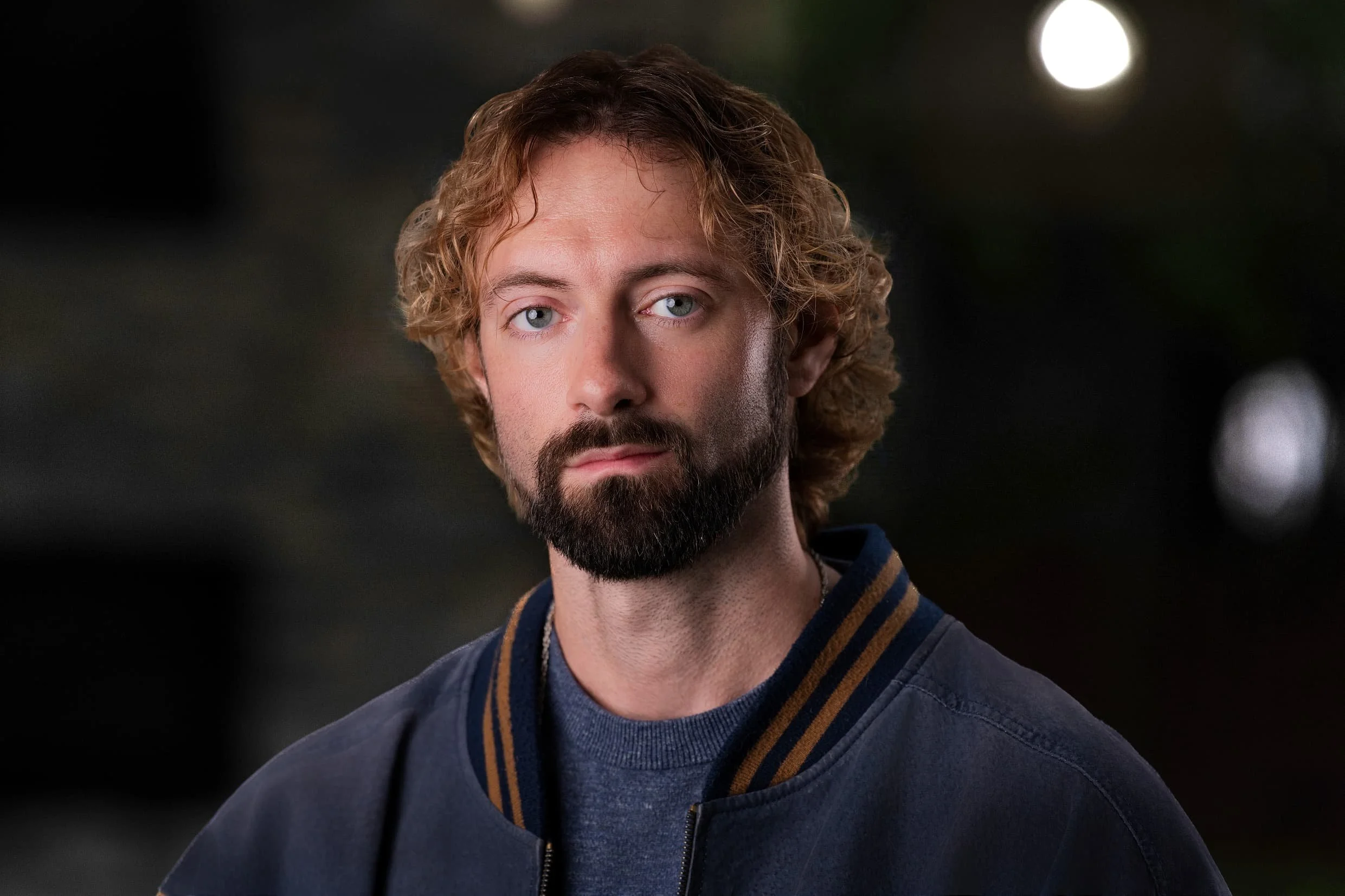 Theatrical headshot example, cinematic lighting, Austin