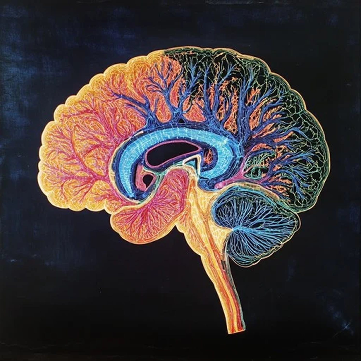 Brain neural connection