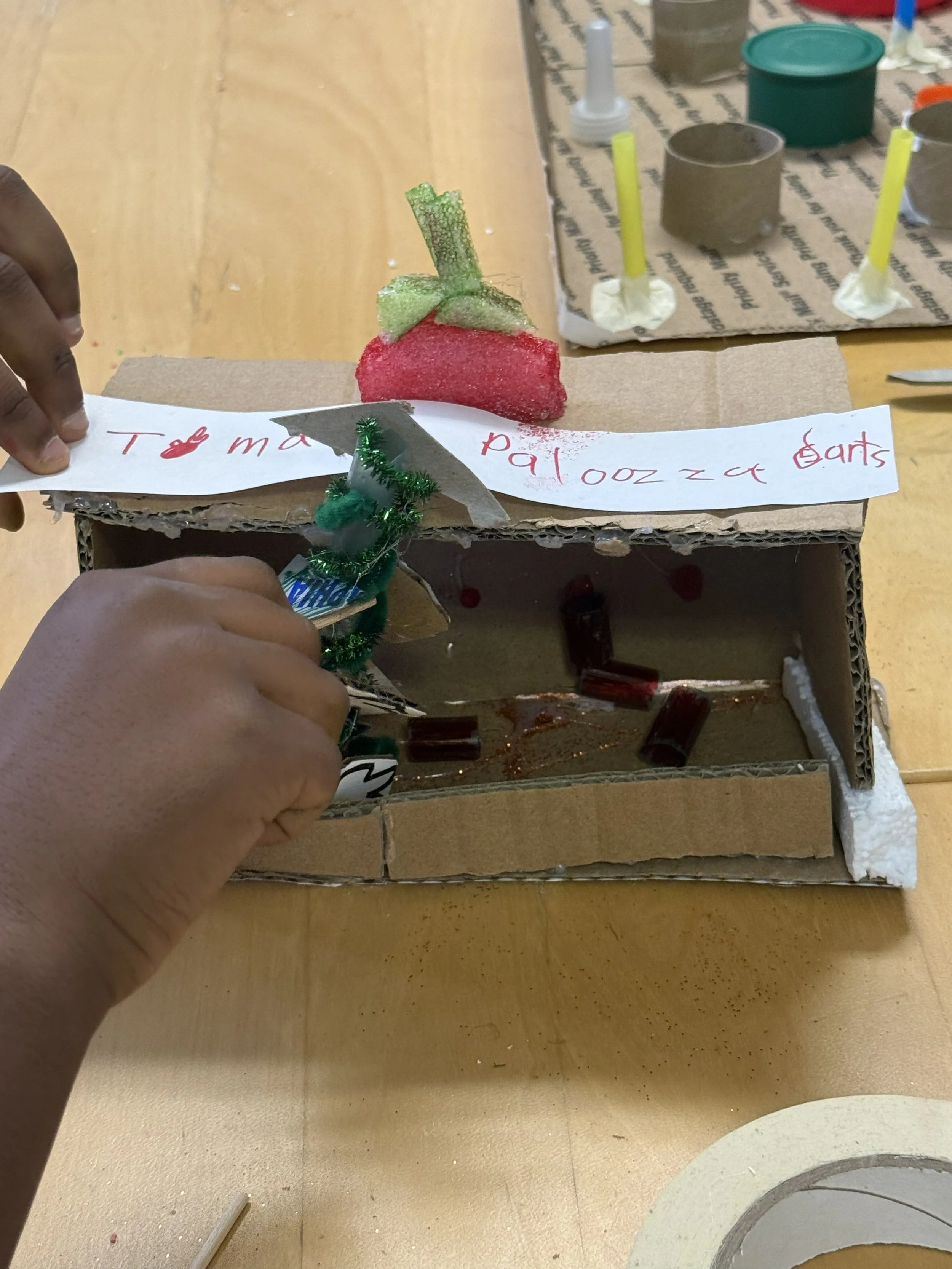 Student-created project work from an EverCurious learning activity