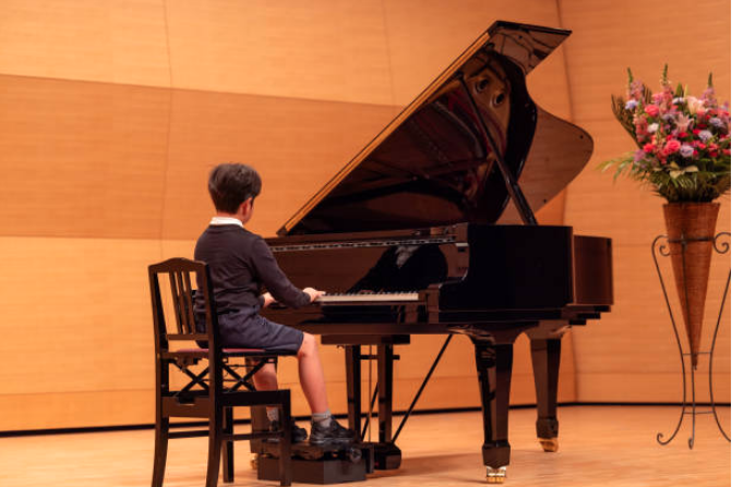 Child Playing Piano