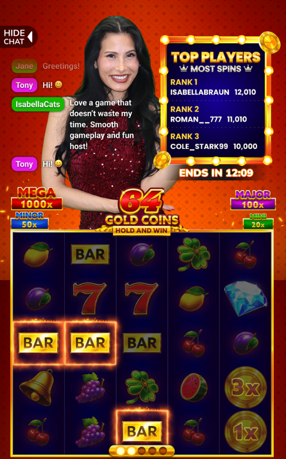 64 Gold Coins LIVE