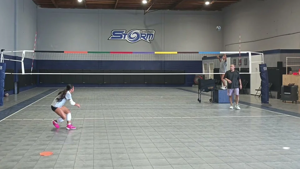 Actual footage from Defending Across the Net