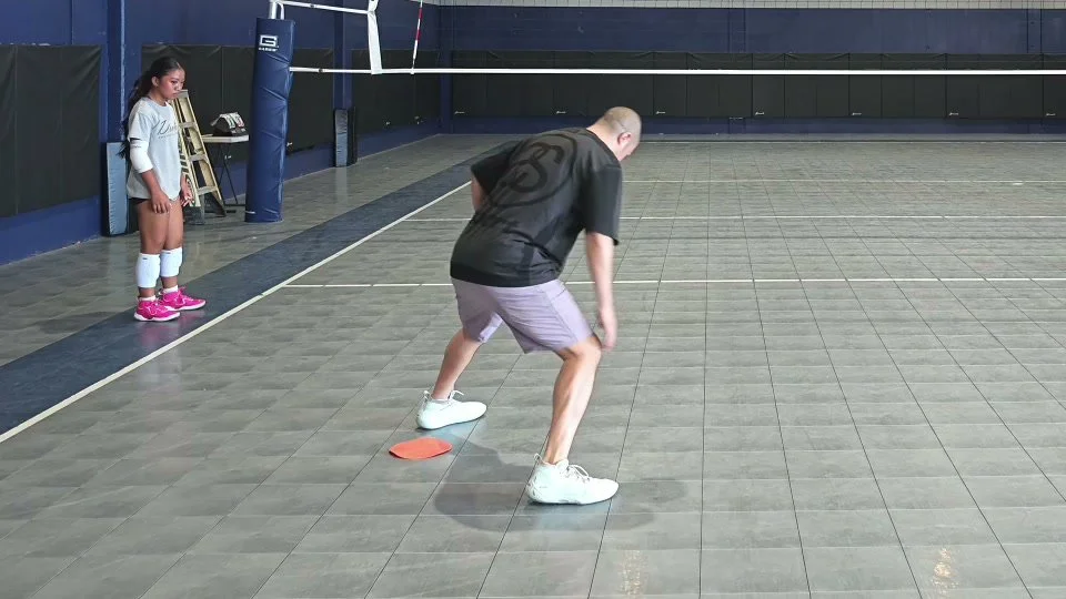Actual footage from Foundation of Libero Footwork