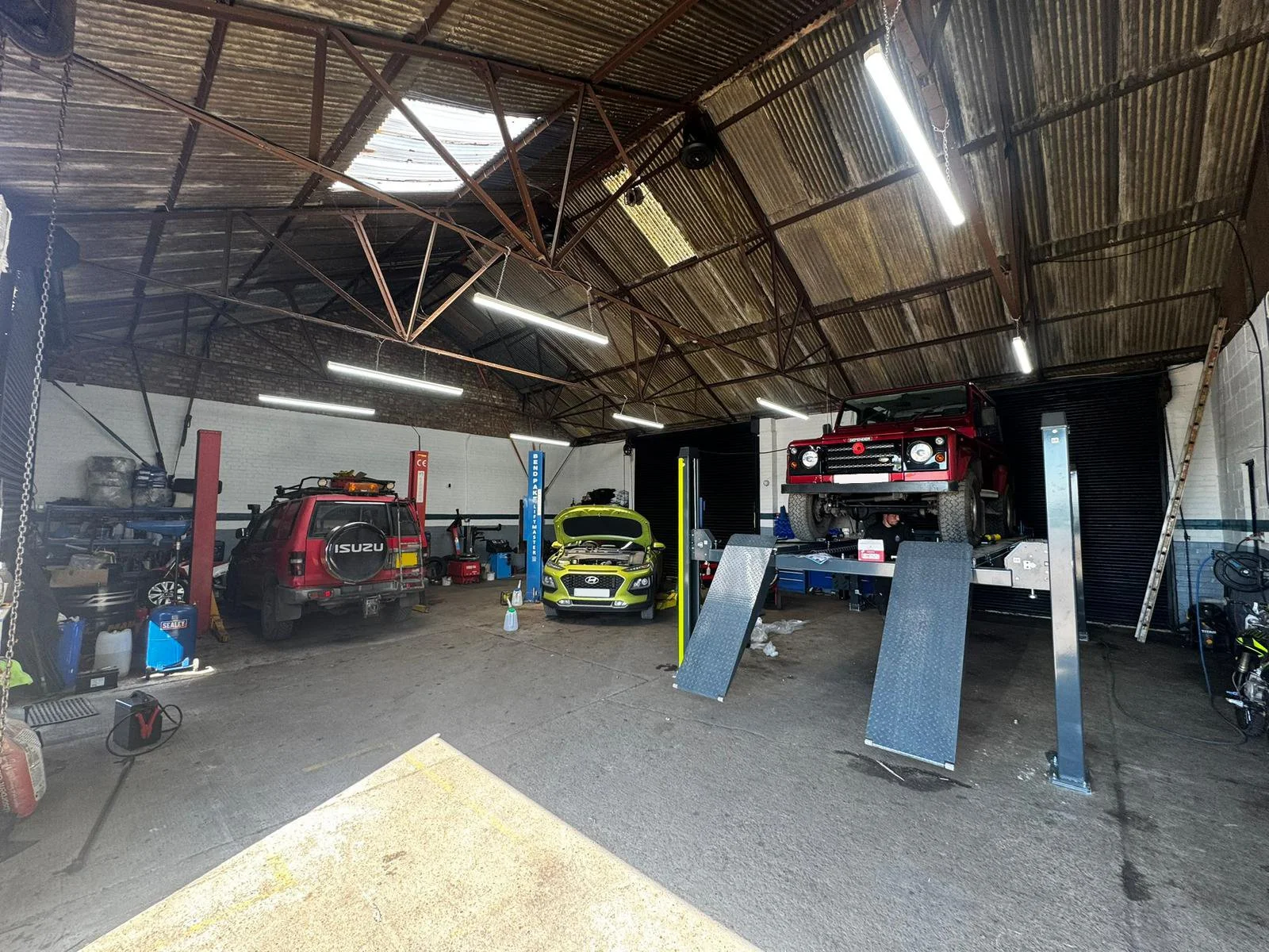 Oil and filter service at Ely Motor Services