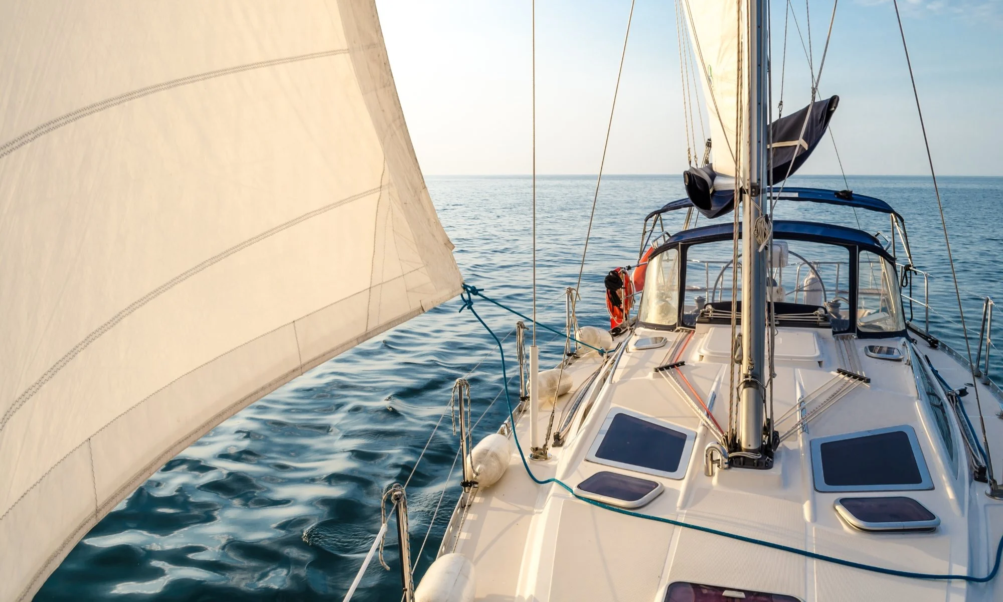 Sailing on Vancouver's coastline