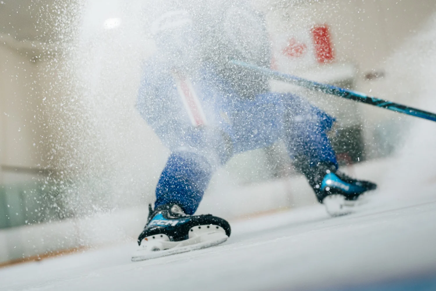 Shift27 athlete on ice
