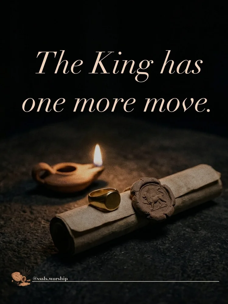 The King has one more move.