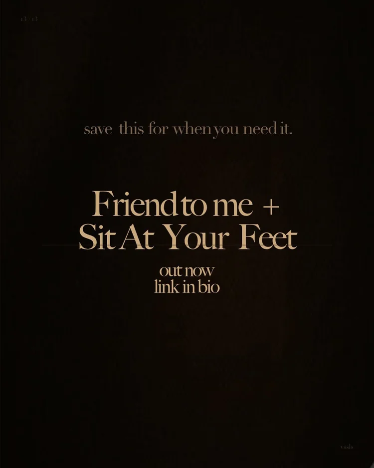 Friend to me + Sit At Your Feet out now