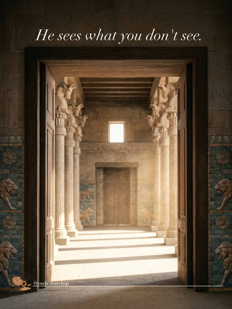 He sees what you don't see. — Genesis 16:13