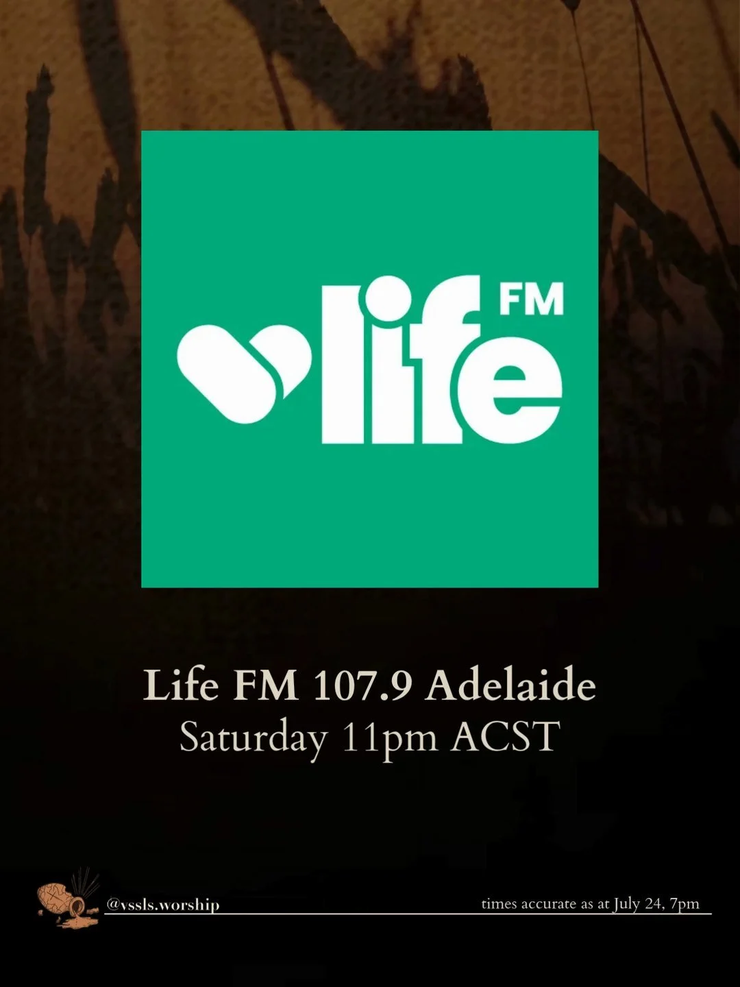 Life FM 107.9 Adelaide Saturday 11pm ACST