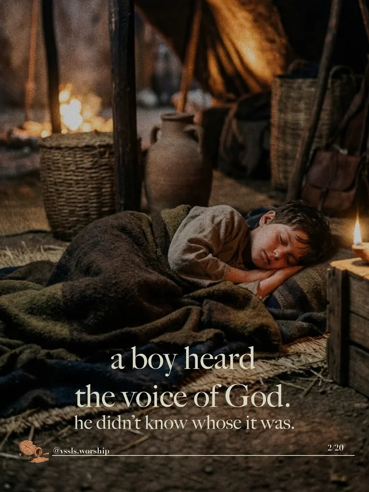 a boy heard the voice of God. he didn't know whose it was.