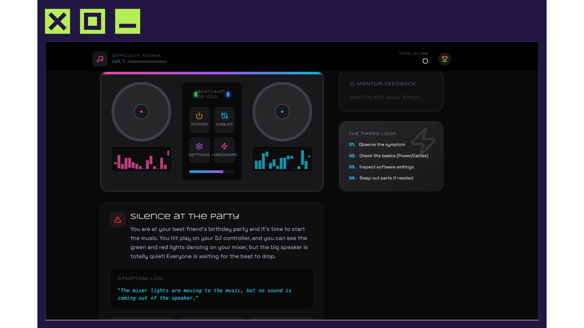 PROBLEMBEATS game screenshot