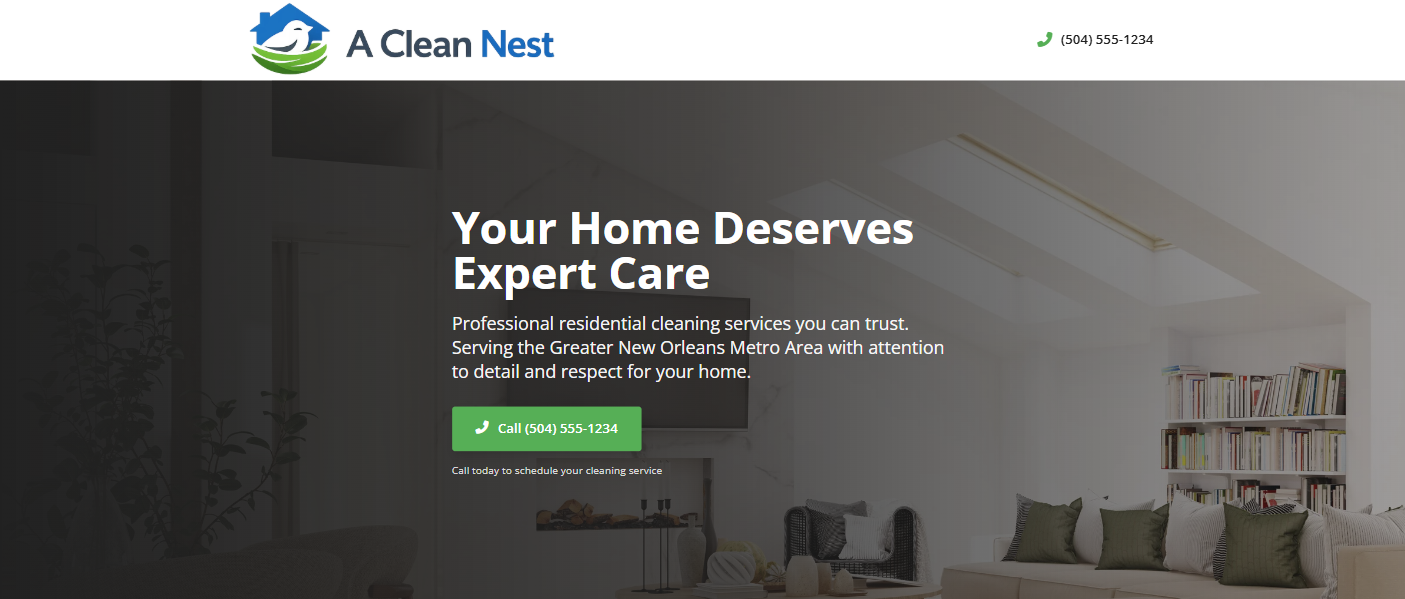 Essential website example