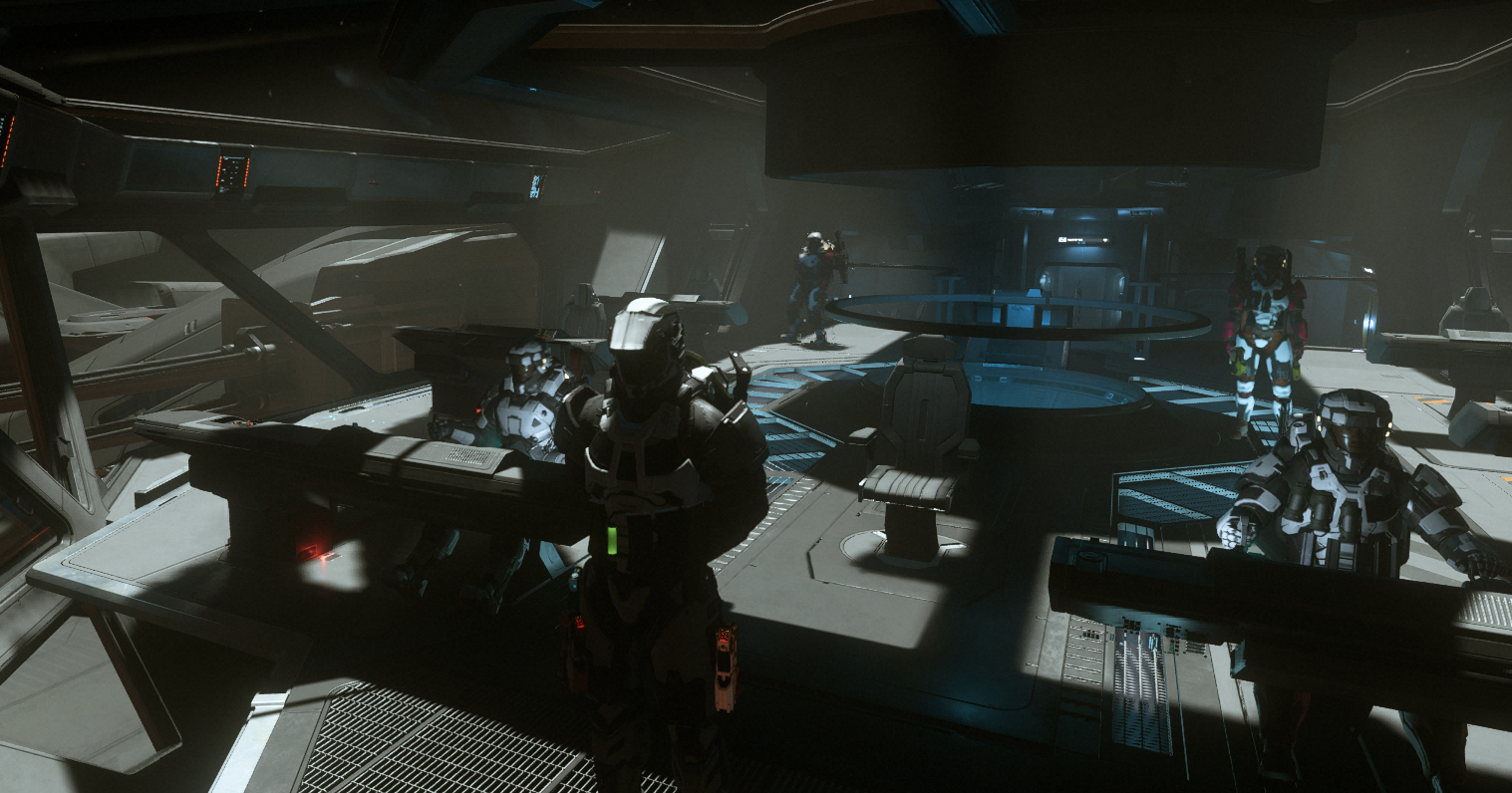 HDI members gathered for a mission briefing
