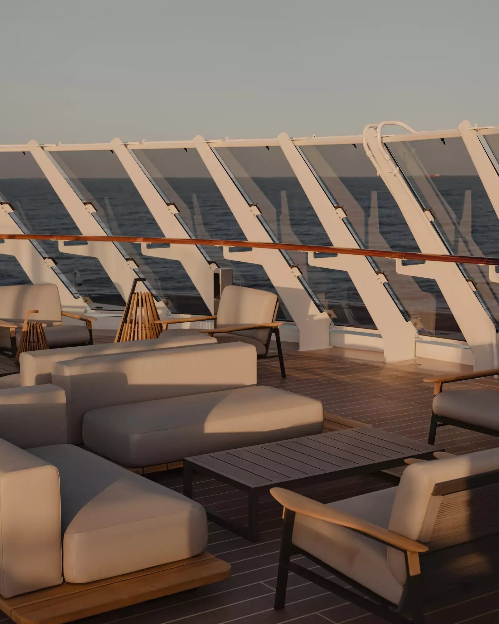 Sky Bar on 14, the open-air bar on the top deck of Explora II