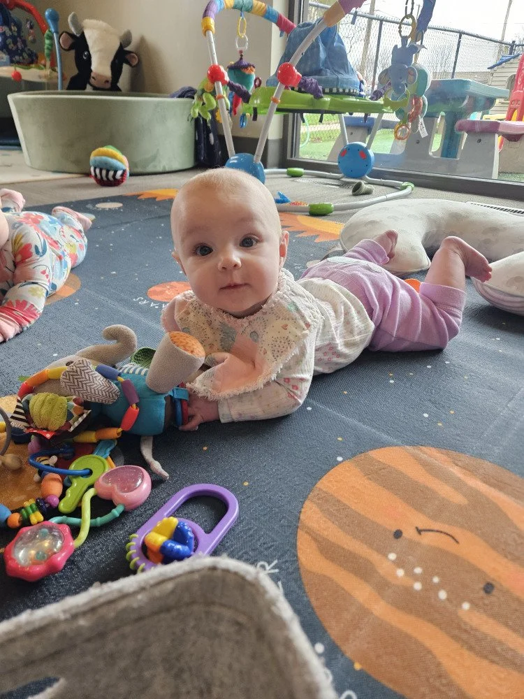 Infant in the St. Paul ECC infant room