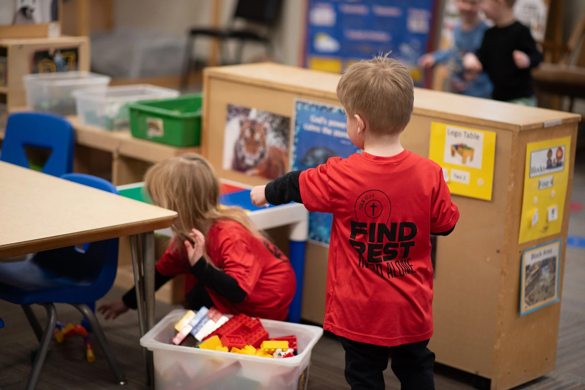 St. Paul Lutheran ECC students learning and playing