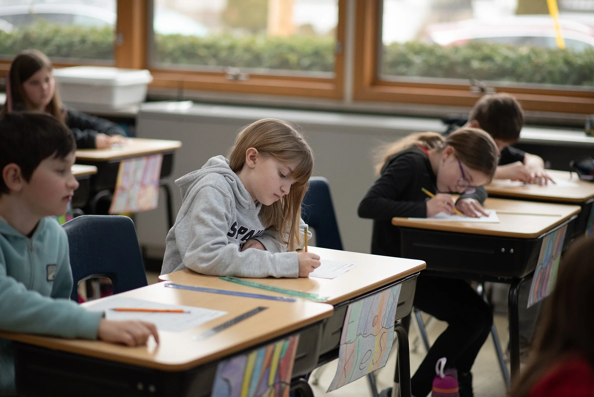 Students participating in hands-on learning activities