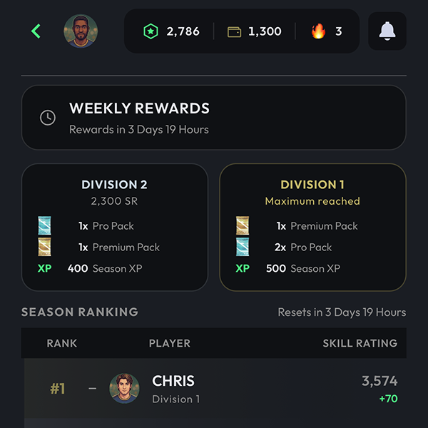 Progression and Rewards
