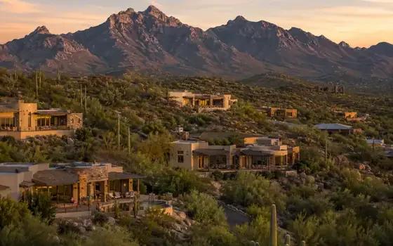 Mountain-view luxury homes in Pima Canyon Tucson