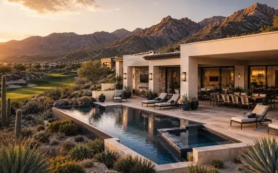 Contemporary desert luxury home in Pima Canyon