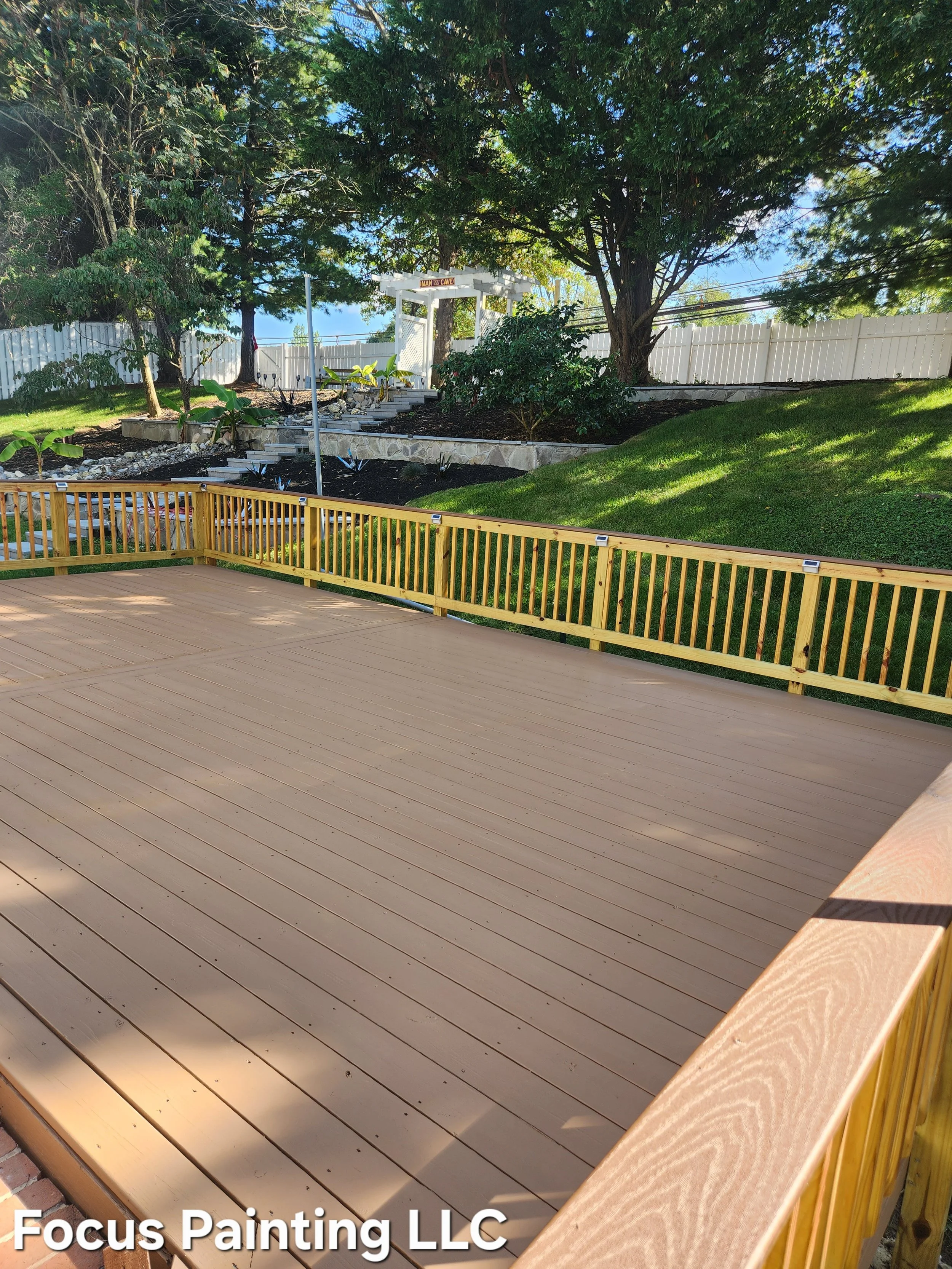 Deck staining by Focus Painting in Maryland