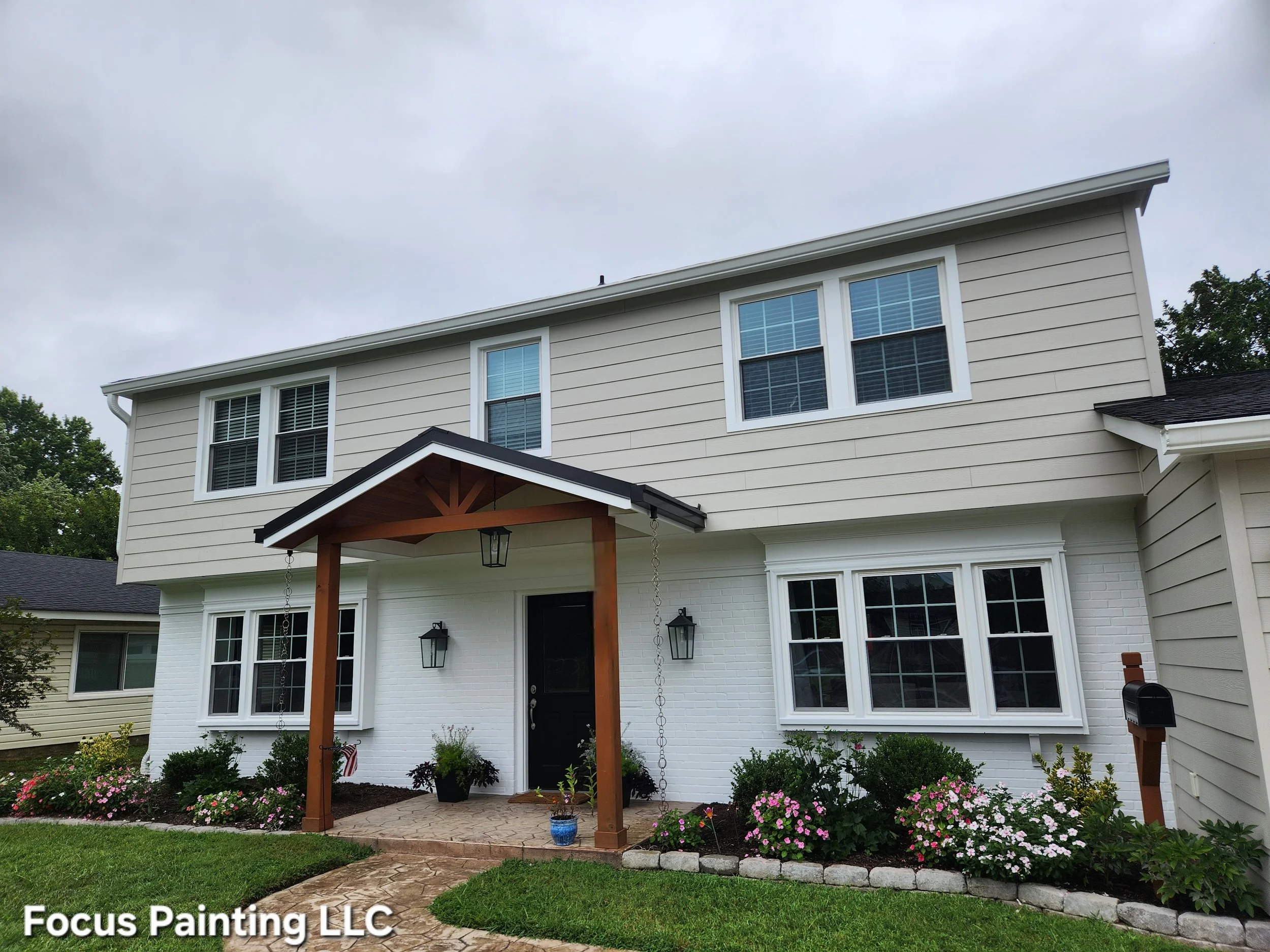 Exterior painting by Focus Painting in Bowie, Maryland