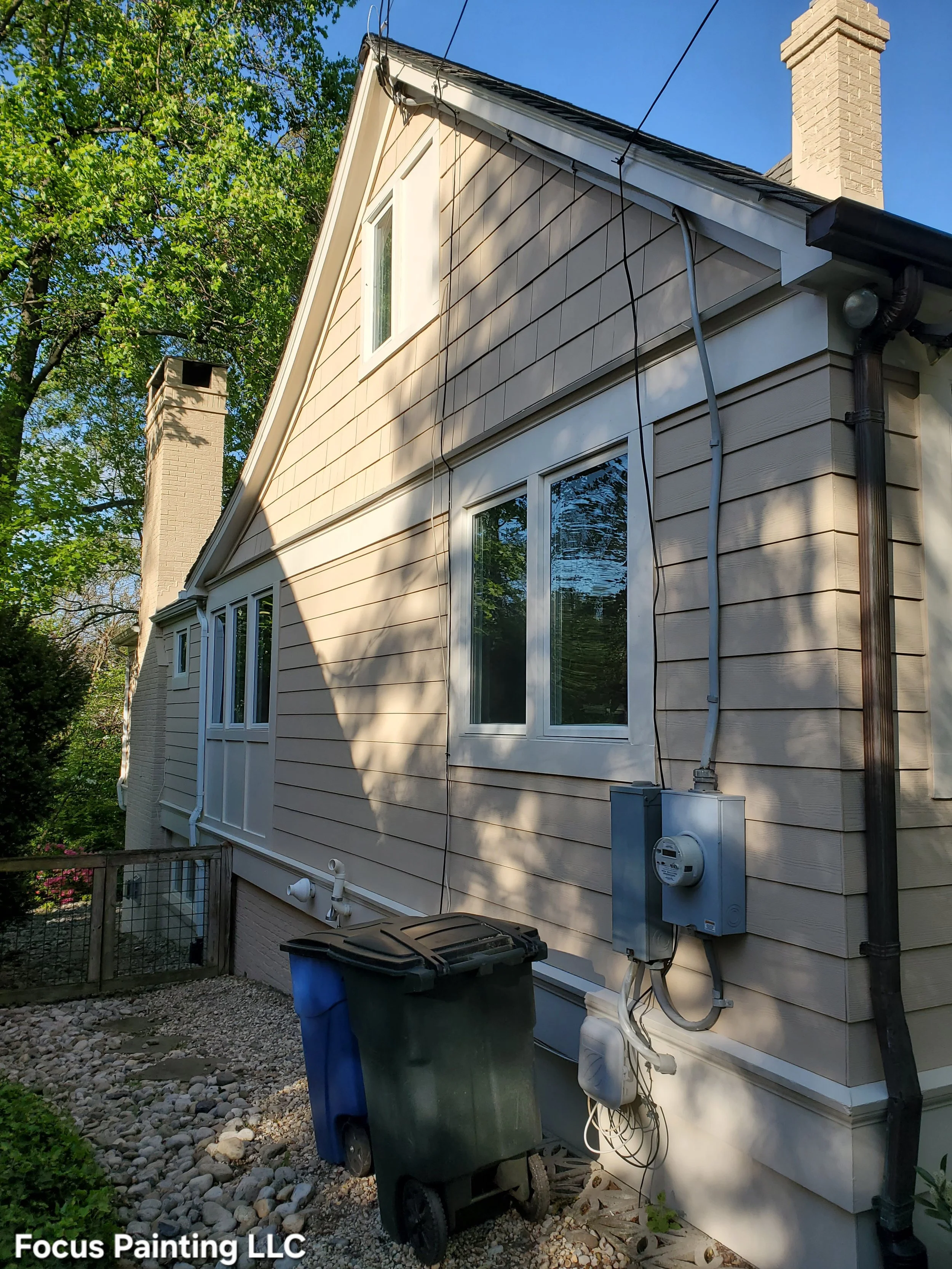 Exterior painting by Focus Painting in Silver Spring Maryland