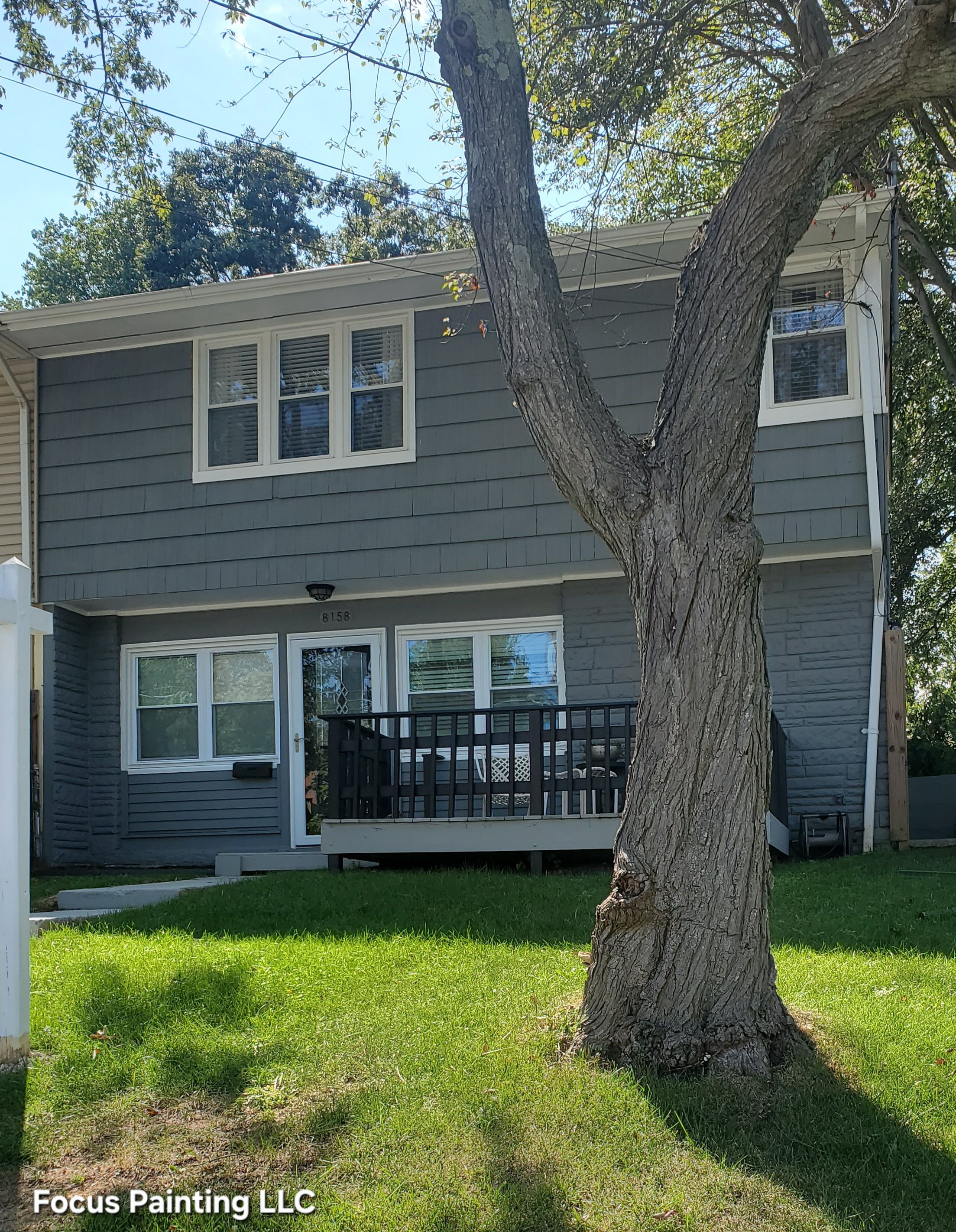 Exterior house painting by Focus Painting in Maryland