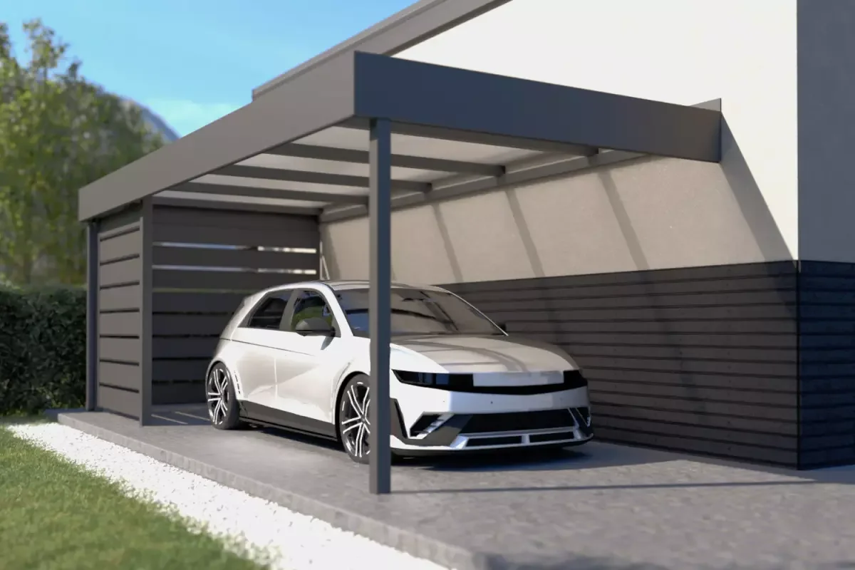 Anlehncarport nach Maß