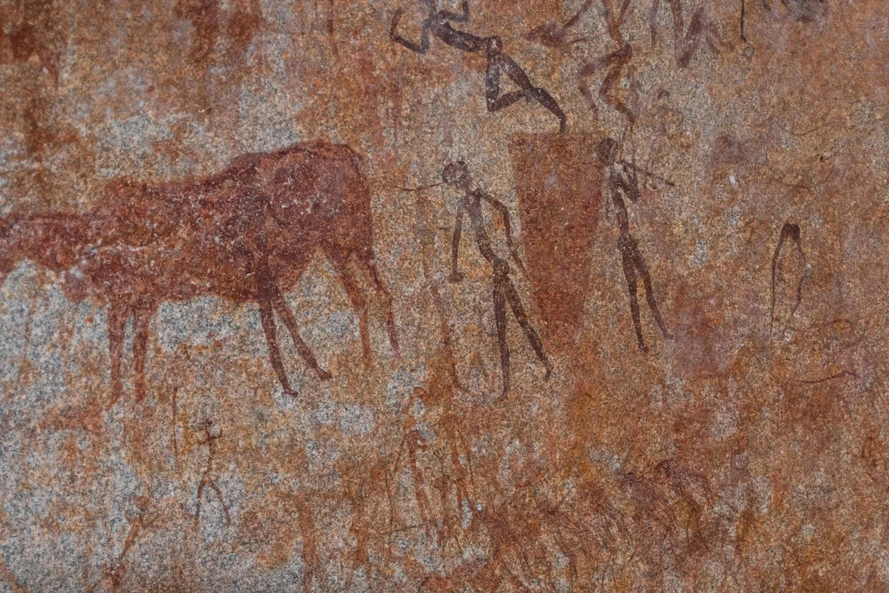 human figures with instruments