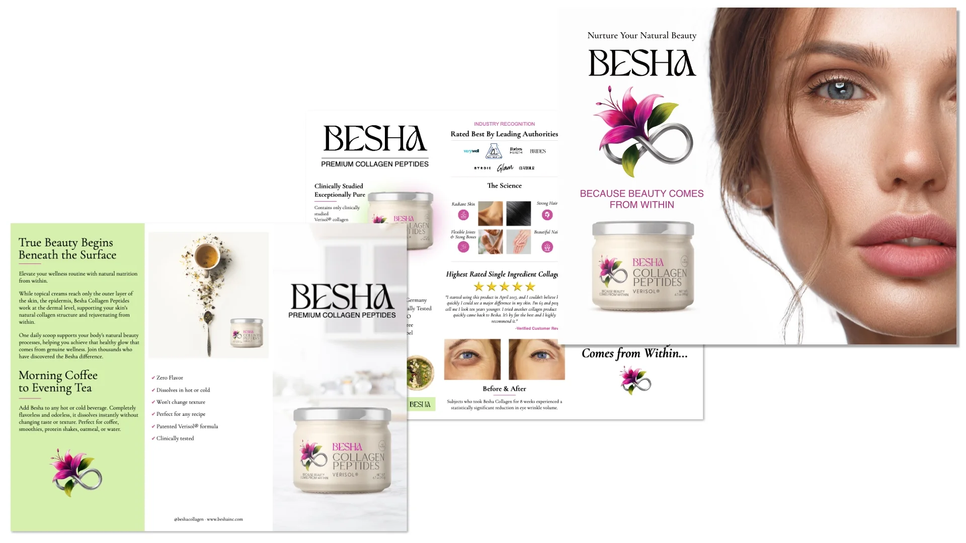Besha Collagen Brand Design