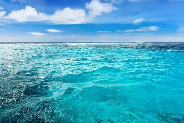 Calm ocean water