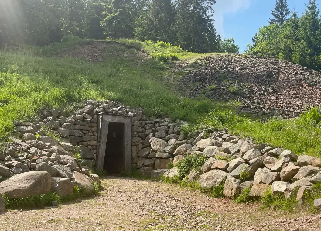 Mine shaft entrance, Thillot, France