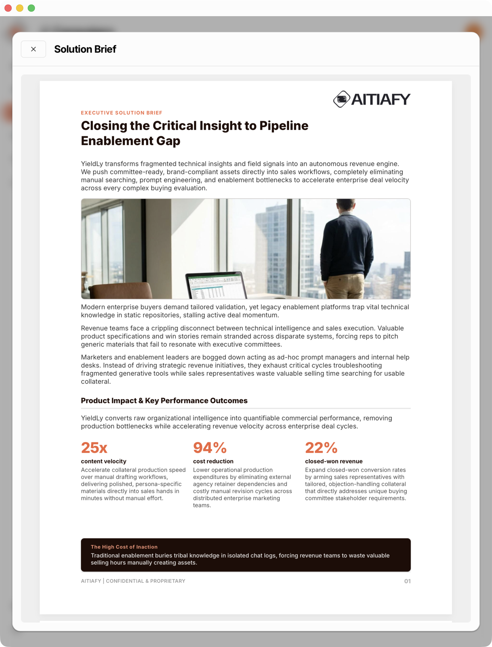 Sample Generated PMM Launch Collateral
