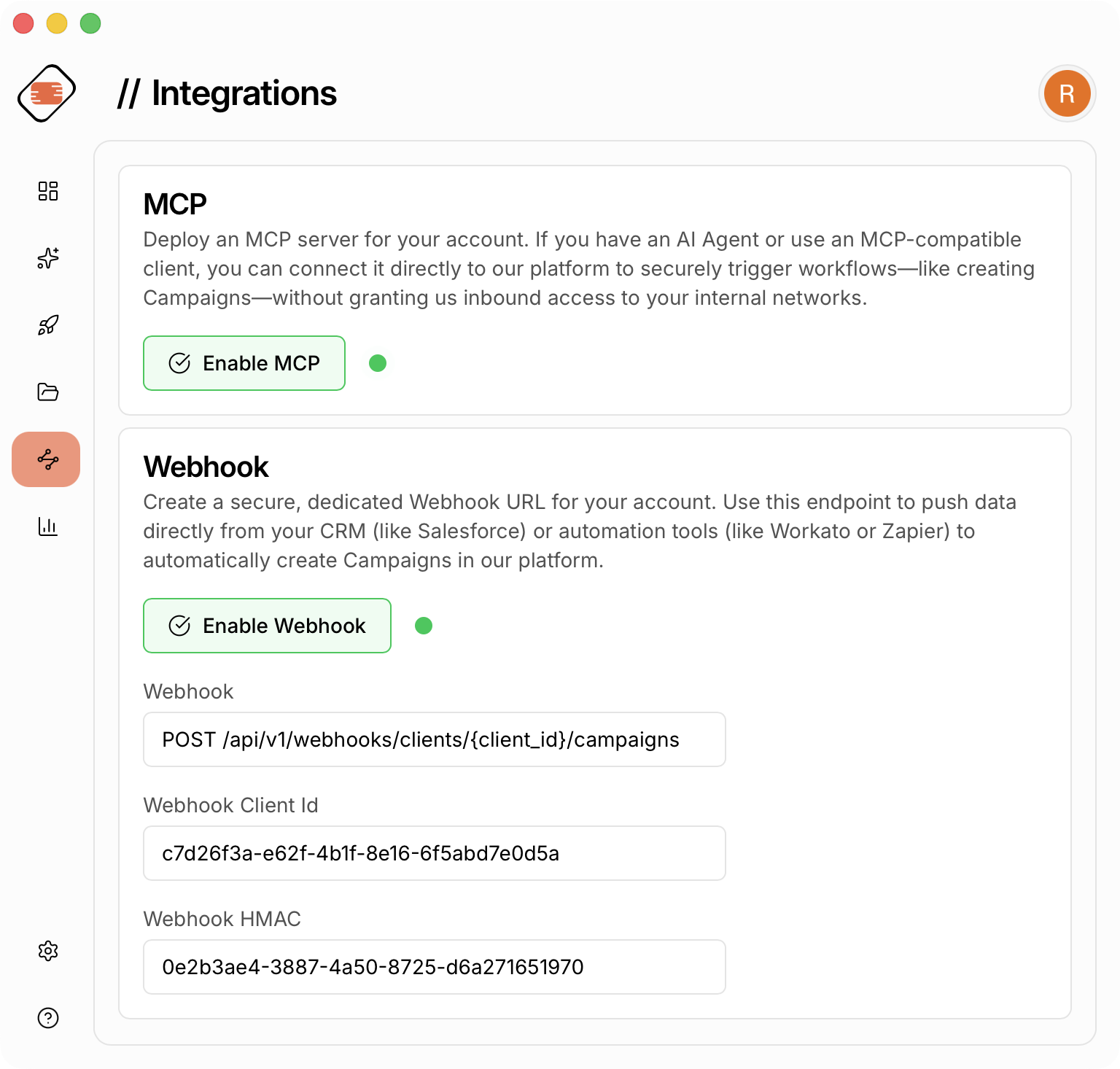 Connectivity Orchestration Engine UI