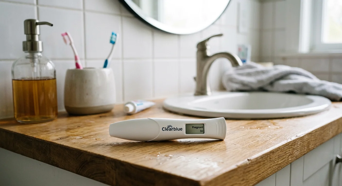 Positive pregnancy test and early prenatal care discussion with an OB-GYN