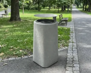 Betoninės lauko šiukšliadėžės