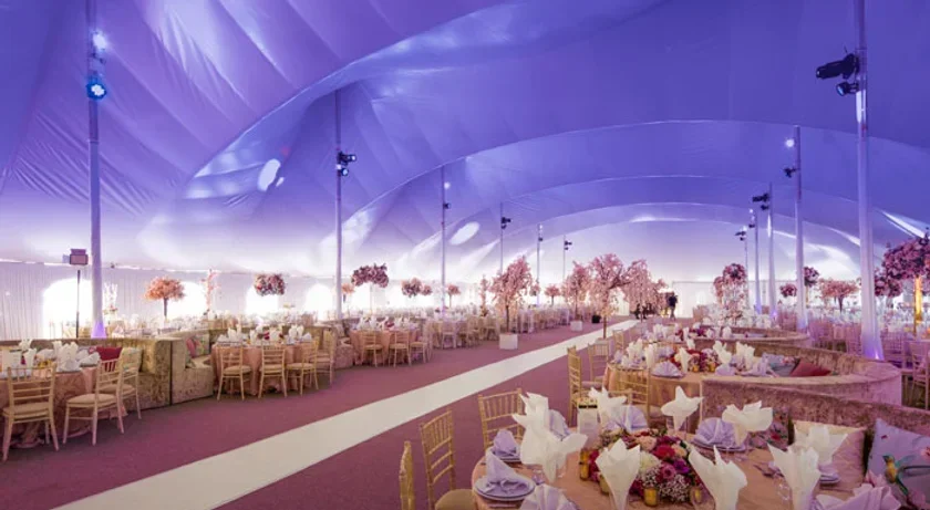 The Chigwell Marquees venue interior or setting