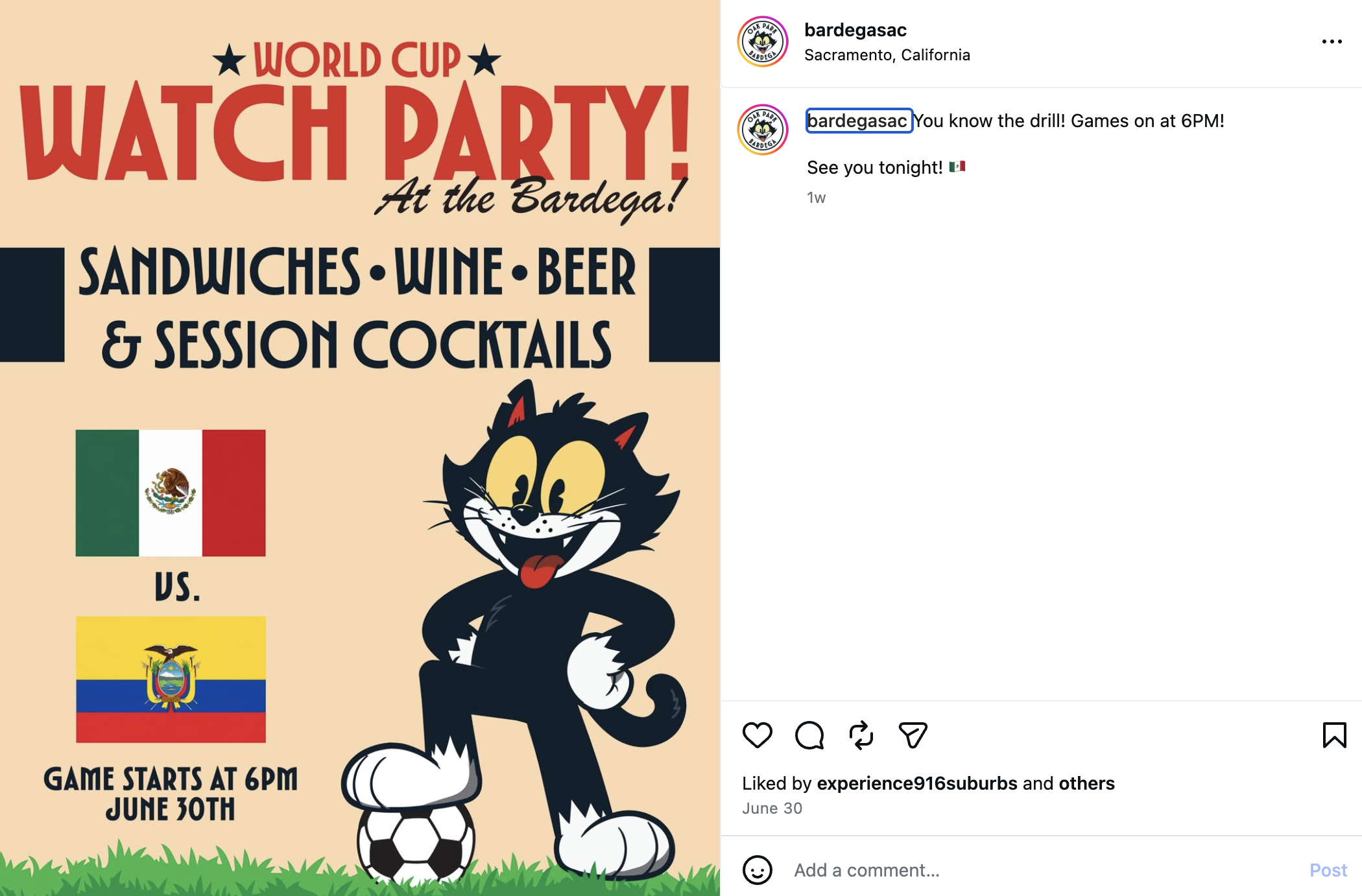 Oak Park Bardega on Instagram