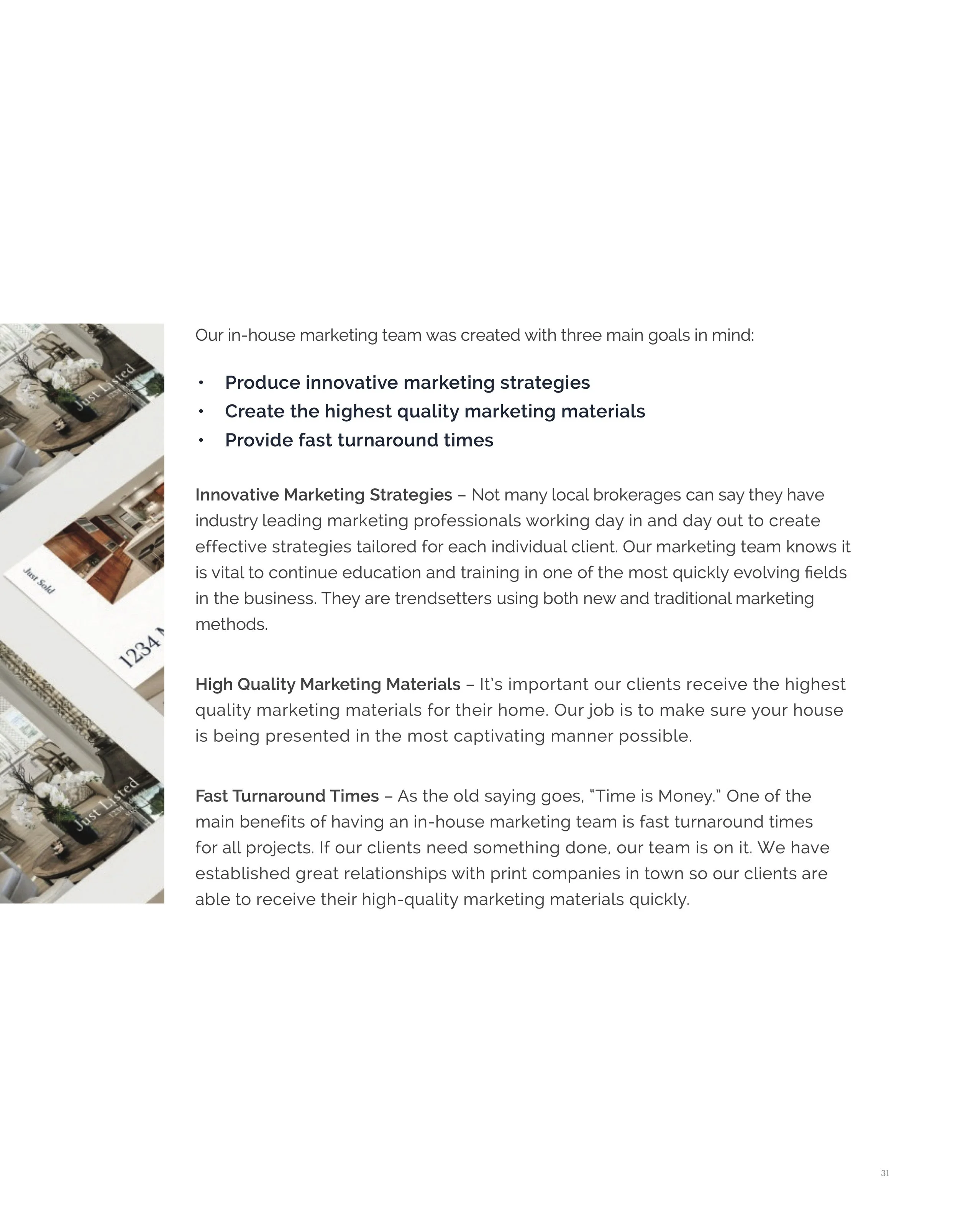Marketing booklet page 19