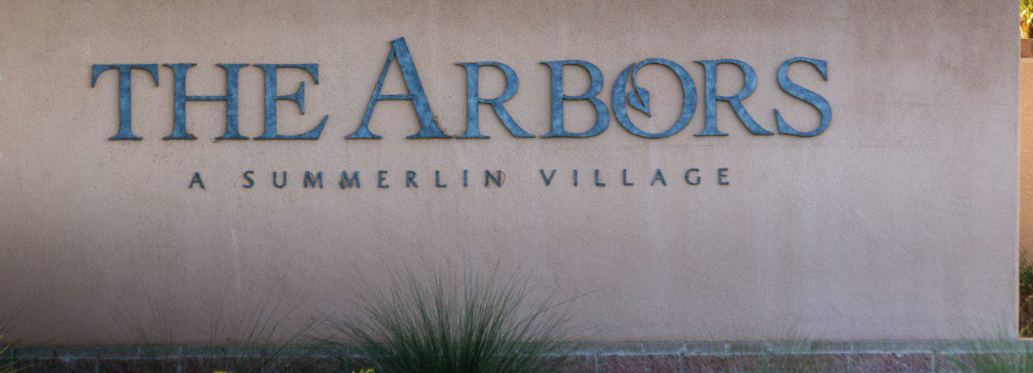 The Arbors village Summerlin Las Vegas Nevada tree-lined streets mature landscaping
